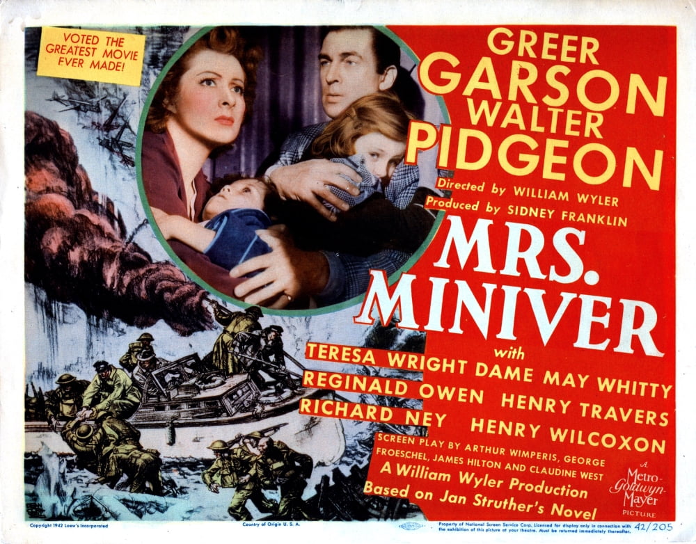 Mrs Miniver Canvas Art - (28 x 22)