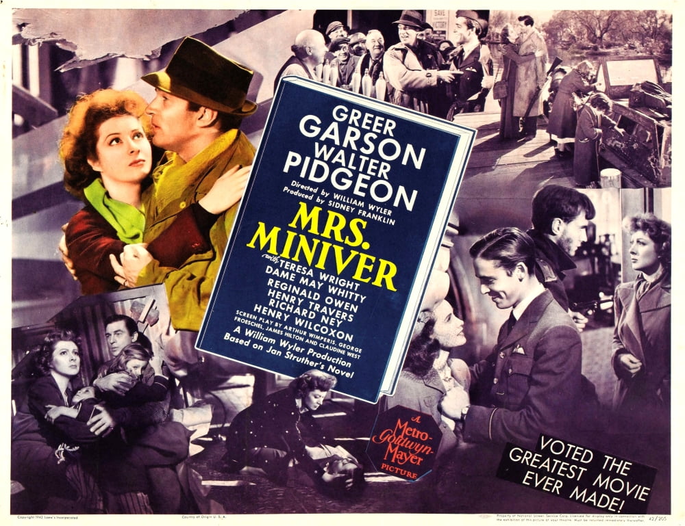 Mrs Miniver Canvas Art - (28 x 22)