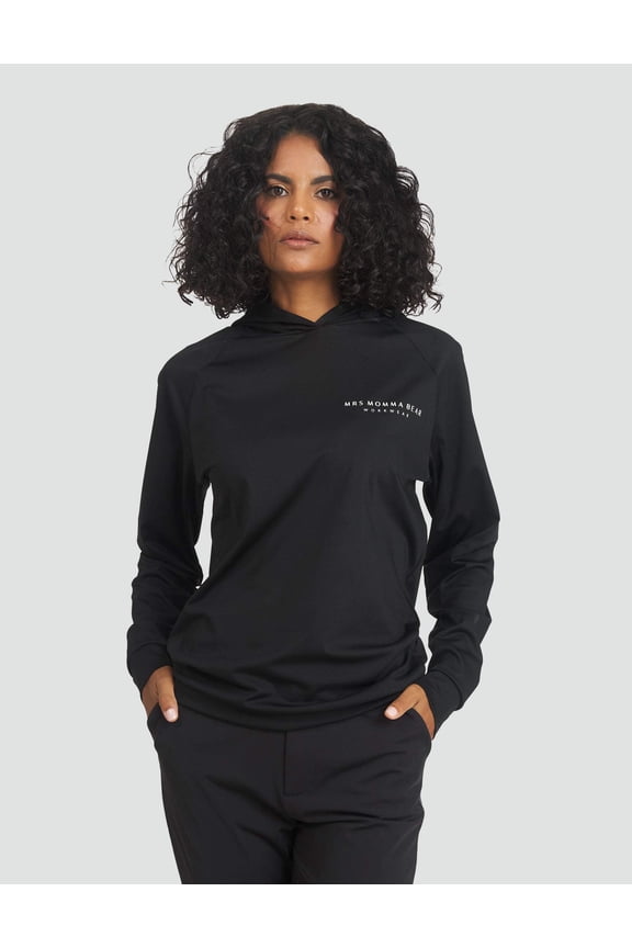Long-Sleeve Pull-over Athleisure Black, Original MMB Hoodie (Women's)