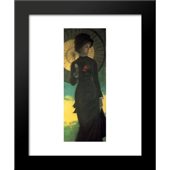 Mrs. Newton with a Parasol 20x24 Framed Art Print by James Tissot
