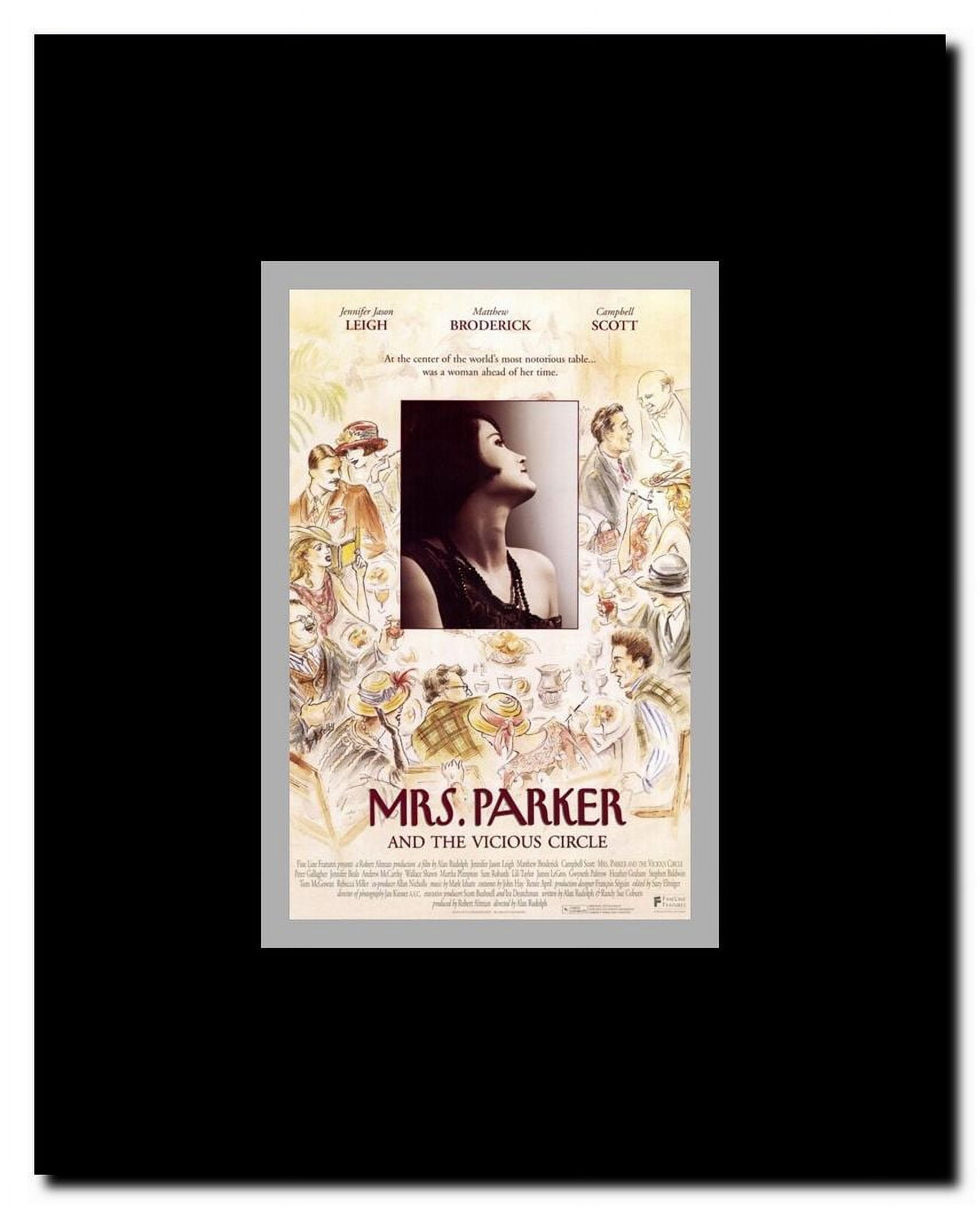 Mrs Parker and the Vicious Circle Framed Movie Poster