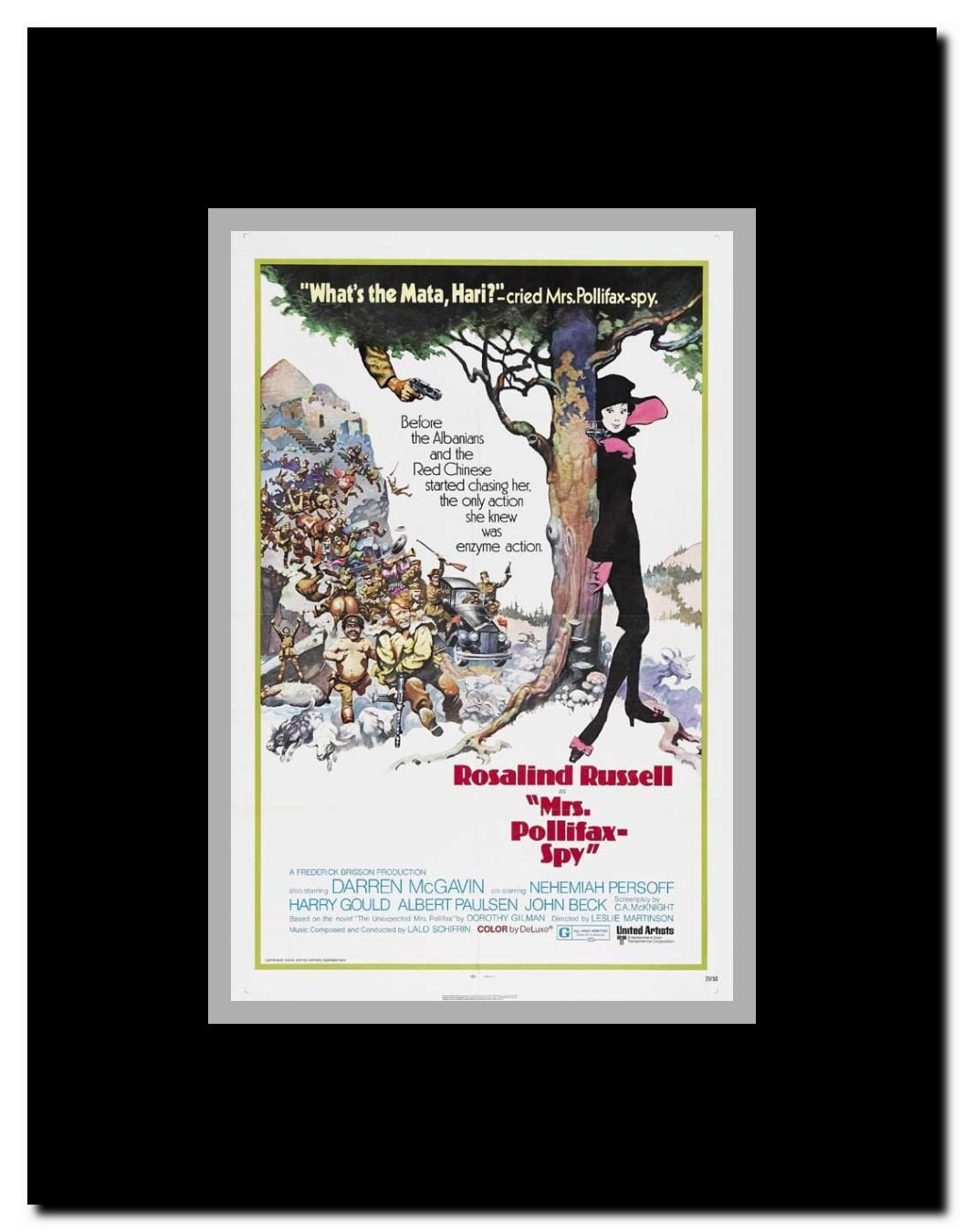 Mrs. Pollifax Spy Framed Movie Poster