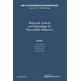 thumbnail image 1 of Mrs Proceedings Materials Science and Technology for Nonvolatile Memories: Volume 1071, (Paperback), 1 of 1