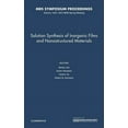 thumbnail image 1 of Mrs Proceedings Solution Synthesis of Inorganic Films and Nanostructured Materials, (Hardcover), 1 of 1