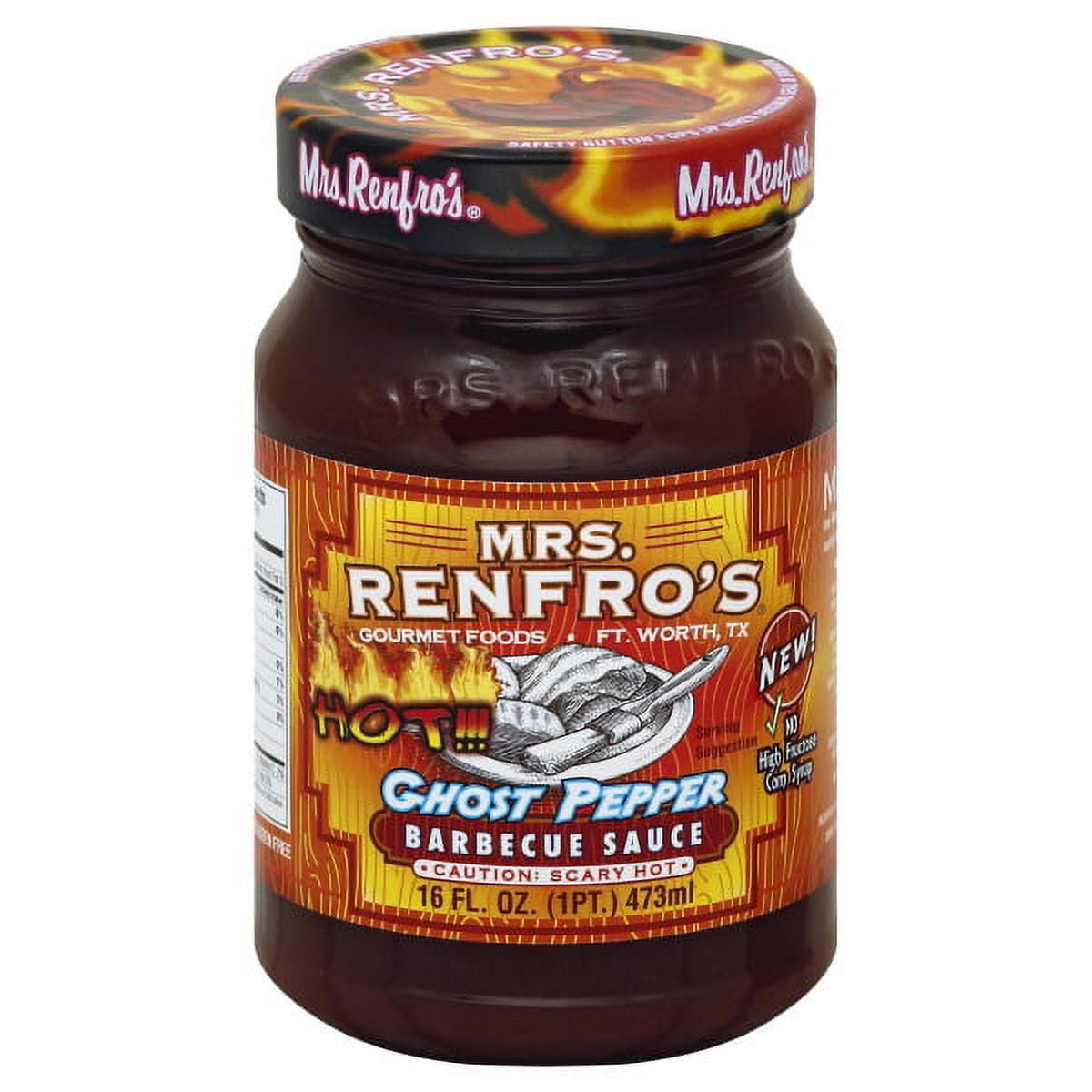 Mrs. Renfro's Ghost Pepper Barbecue Sauce