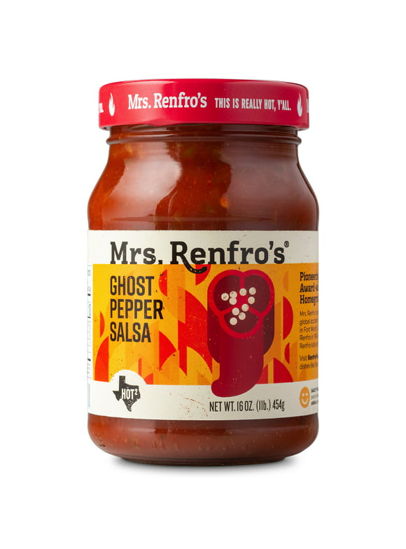 Mrs. Renfro's Ghost Pepper Salsa , 16 oz