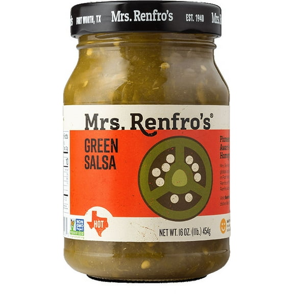 Mrs. Renfro's Green Salsa Jalapeno Green Salsa 16 oz