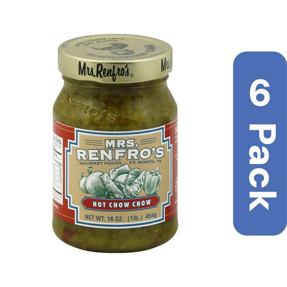 Mrs. Renfro's Hot Chow Chow 16 oz (Pack Of 6)