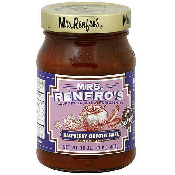 Mrs. Renfro's Raspberry Chipotle Salsa, 16 oz (Pack of 6)