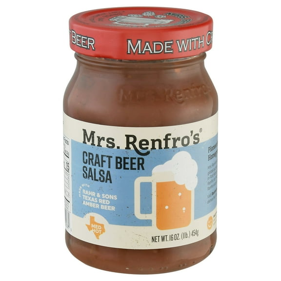 Mrs. Renfro's Texas Road Craft Beer Salsa 16 oz (Pack Of 6)