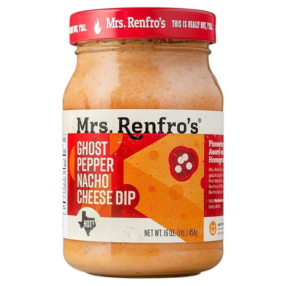 Mrs. Renfros Ghost Pepper Nacho Cheese Dip Gluten-free (16-oz. jars, 4-pack)