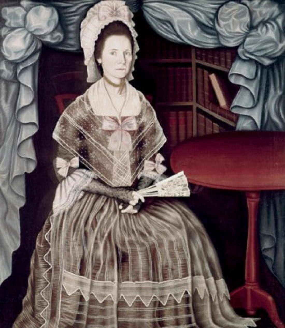 Mrs Samuel Chandler by Winthrop Chandler 1747-1790 Canvas Art - Winthrop Chandler (18 x 24)