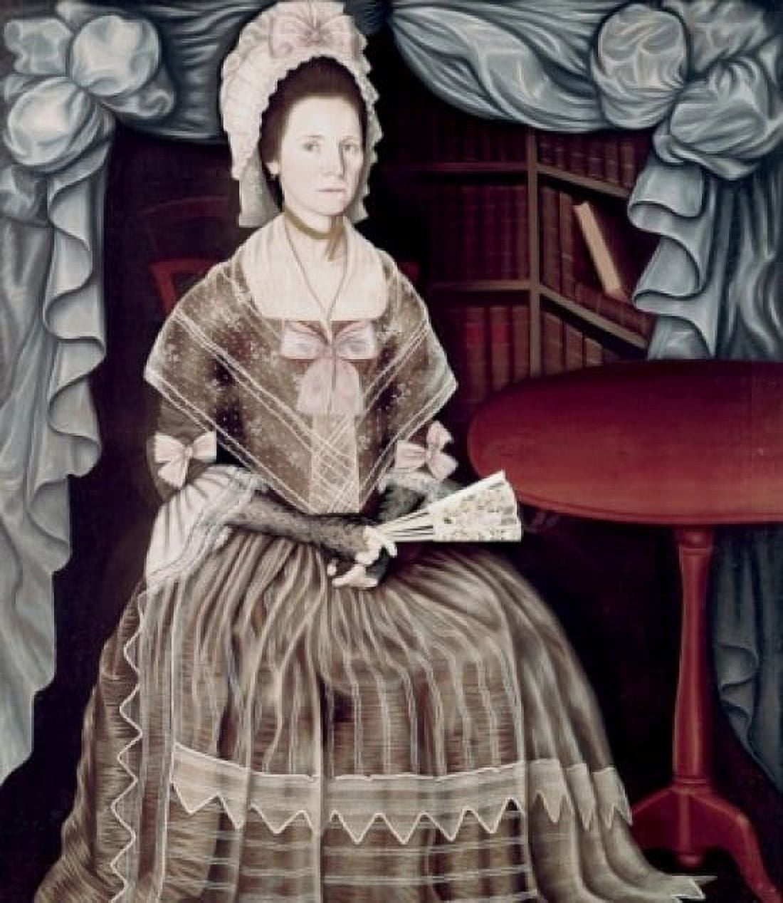 Mrs Samuel Chandler by Winthrop Chandler 1747-1790 Canvas Art - Winthrop Chandler (24 x 36)