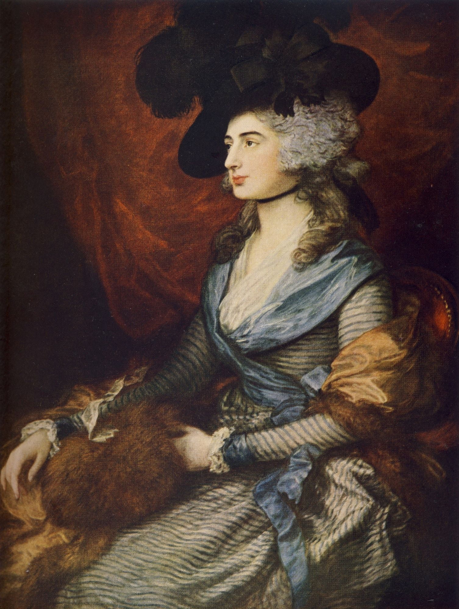 Mrs Siddons History of Art 1911 Canvas Art - Thomas Gainsborough (24 x 36)