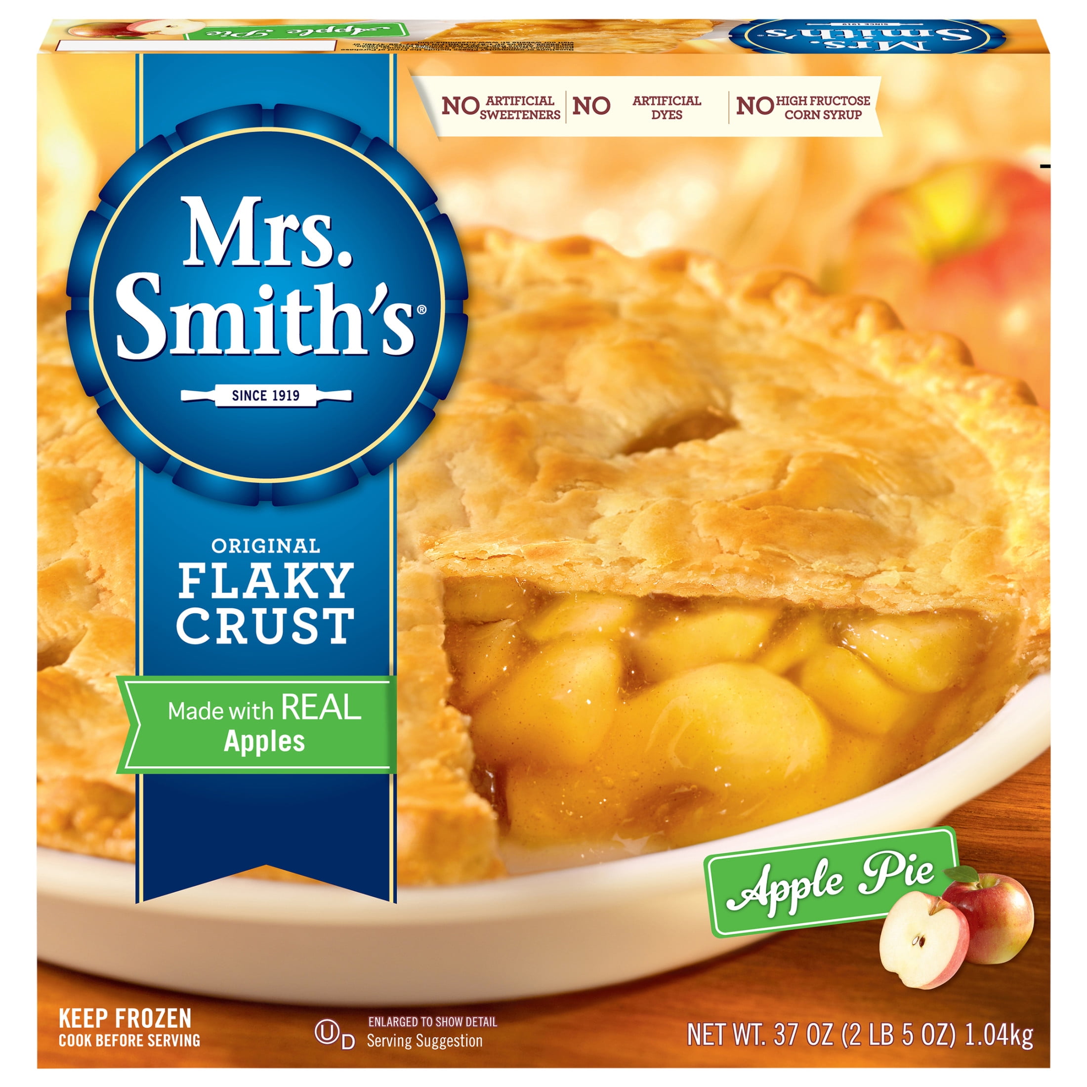 Mrs. Smith's Frozen Original Flaky Crust Apple Pie, 37.01 oz
