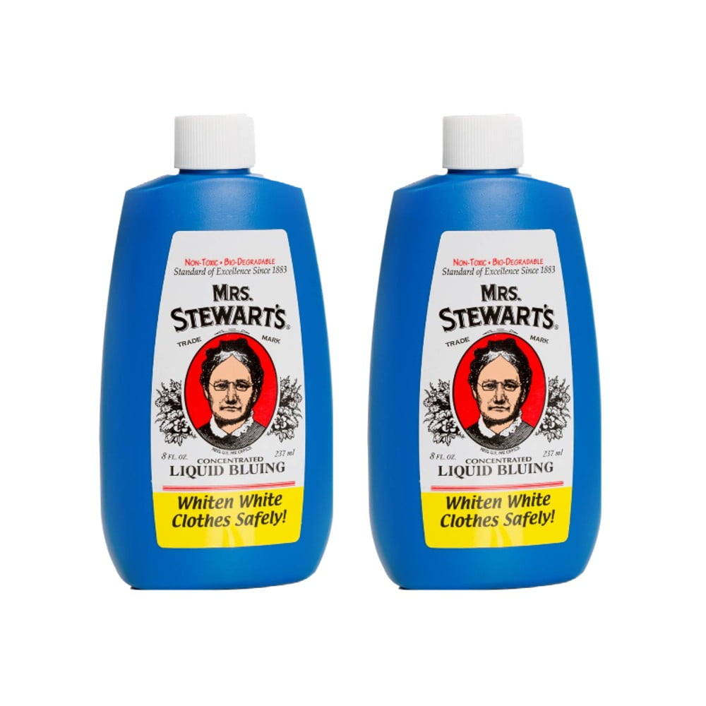 Mrs. Stewart s Laundry Bluing Non Toxic Bleach Alternative Set of 2 Bottles