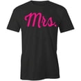 thumbnail image 1 of Mrs. T-Shirt | Happily Married Black Tee Gift, 1 of 5