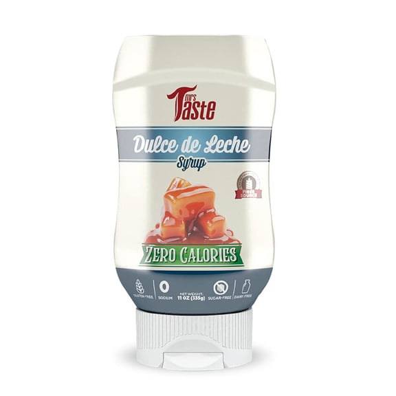 Mrs Taste Sugar Free GGA1 Dulce de Leche, Zero Calories, Zero Sodium, Zero Sugar, High Fiber, Keto Friendly, Paleo Friendly, Condiments and Sauces (11 oz, Dulche de Leche)