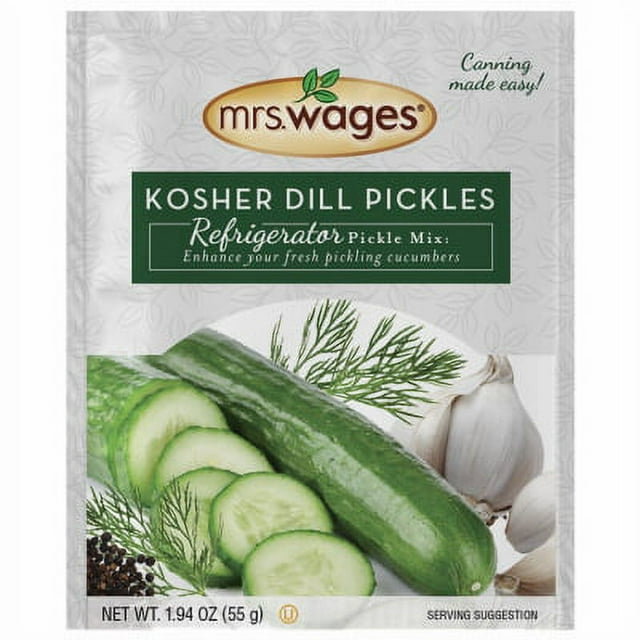 Mrs. Wages 1.9 OZ Kosher Dill Refrigerator Pickle Mix For Canning., Each