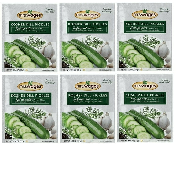 Mrs. Wages 1.94 oz. Kosher Dill Pickling Spice Mix 6 Packs