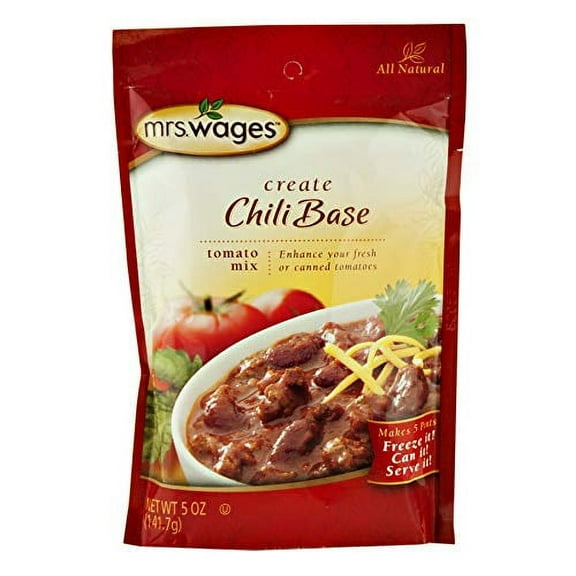 Mrs. Wages Create Your Own Chili Base Mix in 5 oz. Packets (4 Packets)