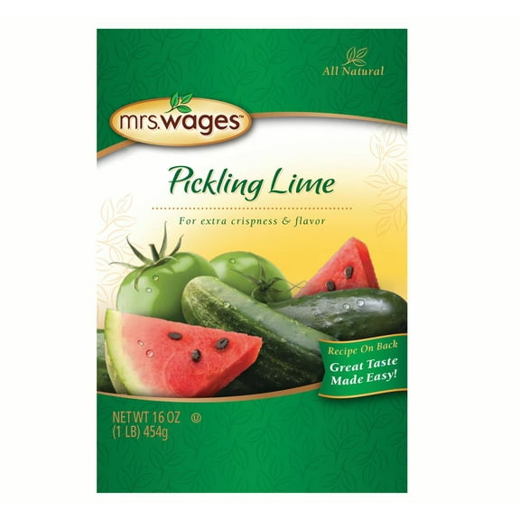 Mrs. Wages Cucumber Watermelon Green Tomato Citron Picking Lime, 1 Lb Box (2 Pack)