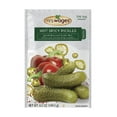 thumbnail image 1 of Mrs. Wages Hot Spicy Pickles Quick Process Mix | Simple-to-Use |Easy Way to Make Pickles | Zesty Jalapeno Pepper Flavor | 6.5 oz Packet, 1 of 5