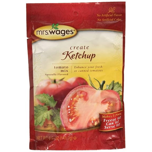 Mrs. Wages Ketchup Mix, 5-Ounce Packages (Pack Of 6)