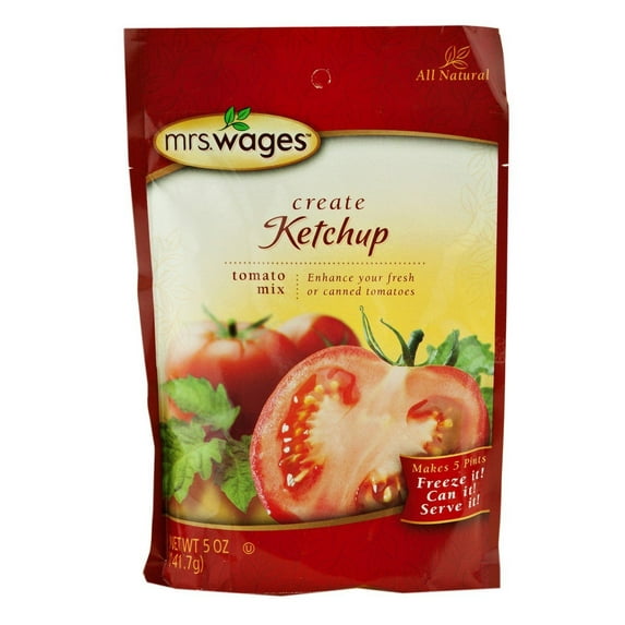 Mrs. Wages Create Your Own Ketchup Mix in 5 oz. Packets (4 Packets)