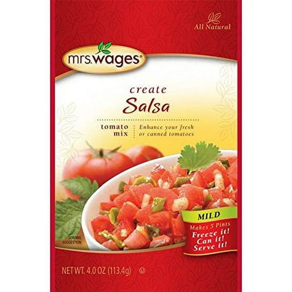 Mrs. Wages Mild Salsa Mix 4Oz( 2 Pack )