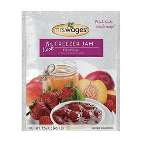 Mrs. Wages No Cook Freezer Jam | Fruit Pectin | Easy-to-Use | Fast Results | Homemade Jelly and Jams| 1.75 oz Packet