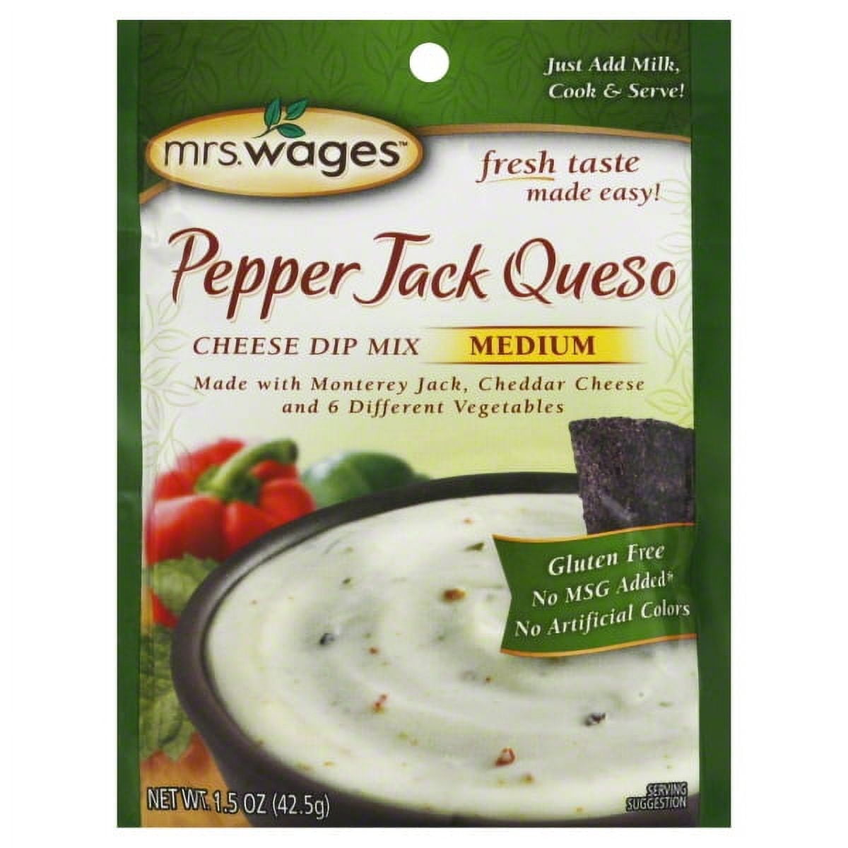 https://i5.walmartimages.com/seo/Mrs-Wages-Pepper-Jack-Queso-Cheese-Dip-Mix-Medium_b14bdb5d-8976-4e6a-8e93-f88cf901df43.eced00b5ee9f4e94b97eda9853e07173.jpeg