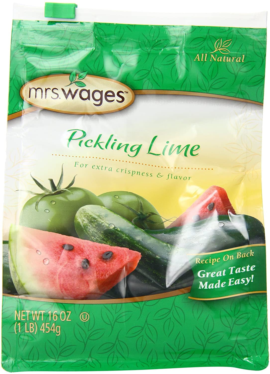 Mrs. Wages Pickling Lime, 16 Ounce (Pack of 6)