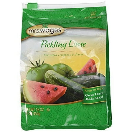Mrs. Wages Pickling Lime Seasoning 2-Resealable Bags, 1 Pound each