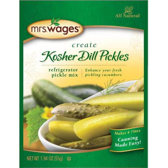 Mrs. Wages Refrigerator Kosher Dill Pickle Mix 1.94 oz.