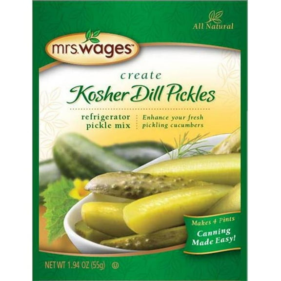 Mrs. Wages Refrigerator Kosher Dill Pickle Mix 1.94 oz.