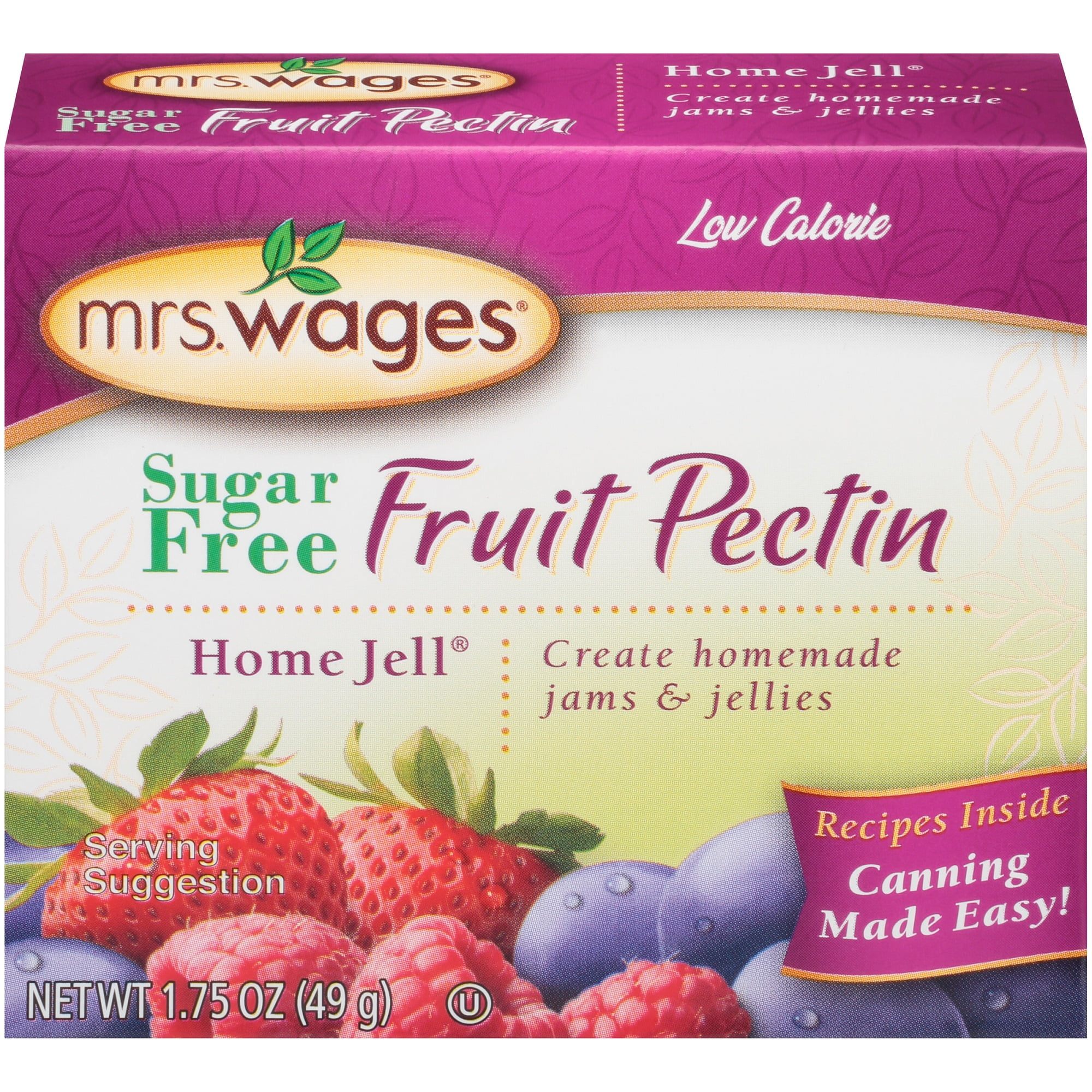 Mrs. Wages Sugar Free Home Jell Fruit Pectin, 1.75 Oz, 12 Pack
