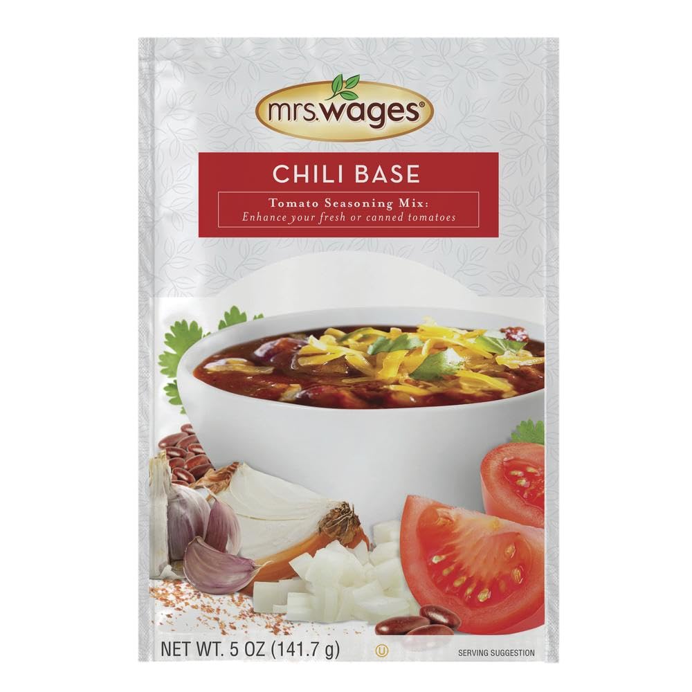 Mrs. Wages W537J4425 5 Oz Chili Base Mix Seasoning Quantity 8