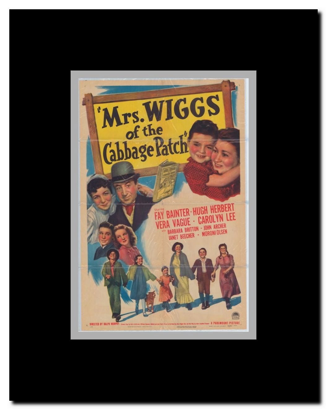 Mrs. Wiggs of the Cabbage Patch Framed Movie Poster