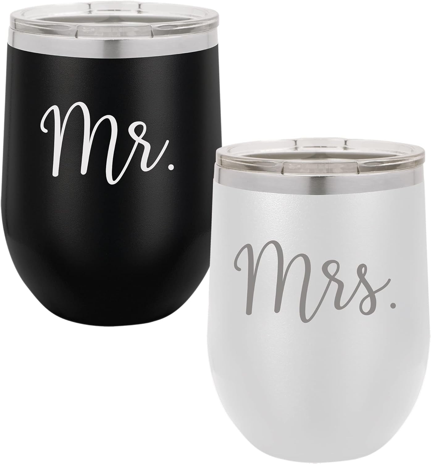& Mrs. Wine Set Wedding Engagement Gifts For Husband, Wife, Bride ...