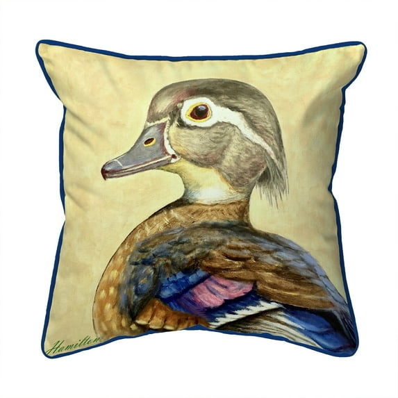 Mrs. Wood Duck Indoor/Outdoor Pillow 18x18 Medium