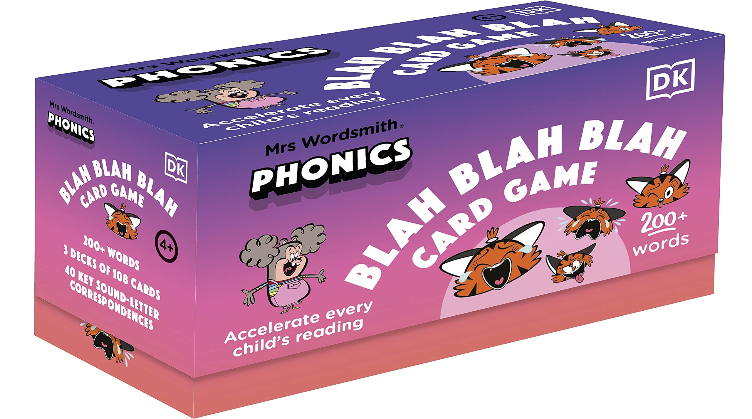 Mrs Wordsmith Phonics Blah Blah Blah Card Game, Ages 4-7 (Ea