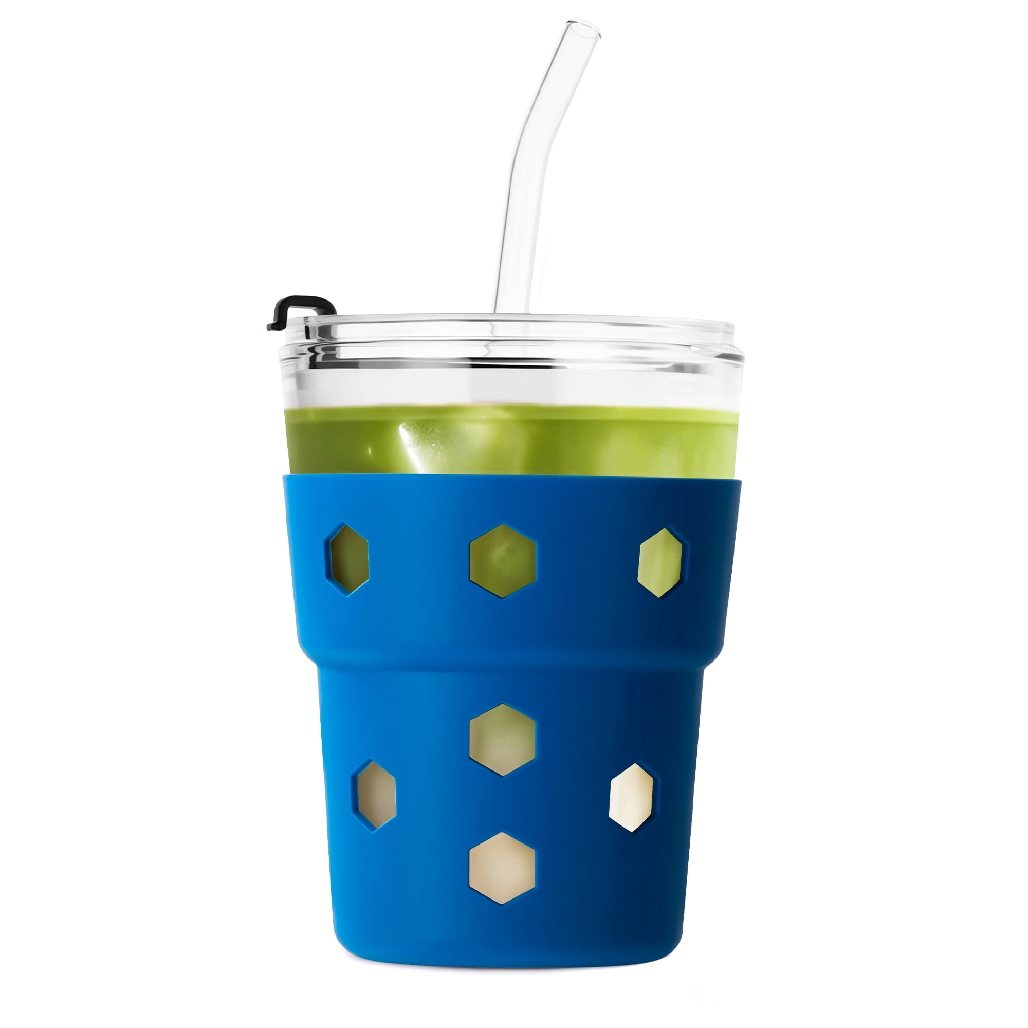 Mrsdry 12oz Iced Coffee Cup with Lids and Silicone Sleeves, Leakproof ...