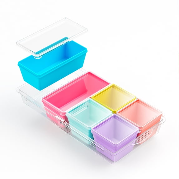 Mrsdry BPA-Free Silicone Freezer Molds, Modular Soup Cubes 6-Pack with ...