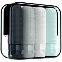 Travel Container Pack Micebay Leak-Proof 3-oz Silicone Squeezable Travel Bottles for ...