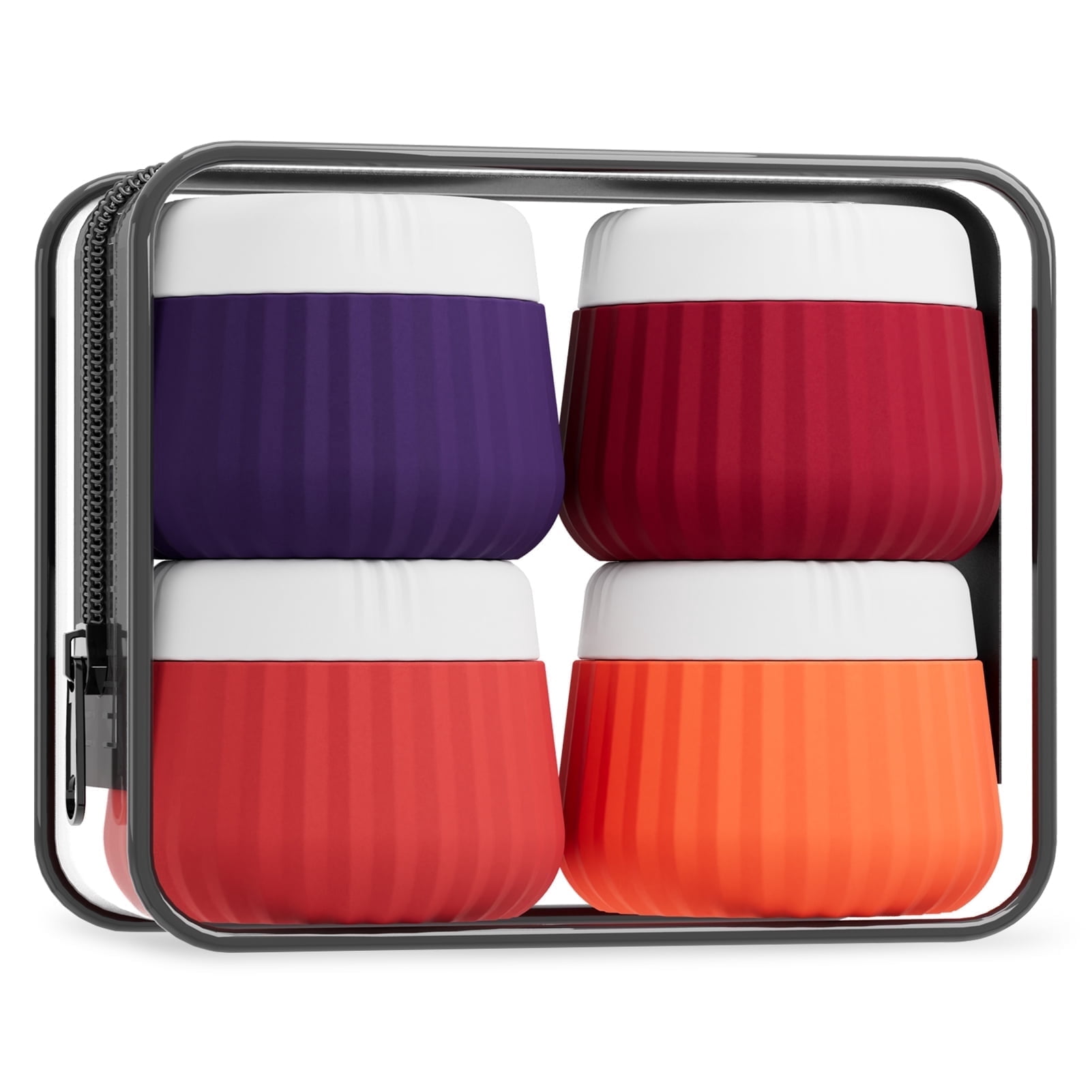 Mrsdry Travel Containers for Toiletries 4 Pack, TSA Approved Travel ...