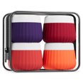 thumbnail image 1 of Mrsdry Travel Containers for Toiletries 4 Pack, TSA Approved Travel Size Toiletries, Portable Size Containers, With Clear Bag Leak Proof Silicone Jars, Essentials Creams Jars Carrying Small Items, 1 of 16