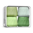 thumbnail image 1 of Mrsdry Travel Containers for Toiletries, TSA Approved Travel Size Toiletries 4 Pack, Refillable Containers, With Clear Bag, Leak Proof Silicone Jars, Essentials Creams Jars Carrying Small Items, 1 of 15