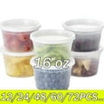 thumbnail image 1 of Mrslgxee Clear Polypropylene Airtight Leakproof Food Storage Container (5 Count), 1 of 8