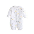 thumbnail image 1 of Mrzhqd Toddler Girls Boys Romper Size 3-6 Months Babys Print Spring Winter Animals Fruits Long Sleeve Clothes Long Sleeve Crew Neck Cute Print Kids Jumpsuit White, 1 of 3